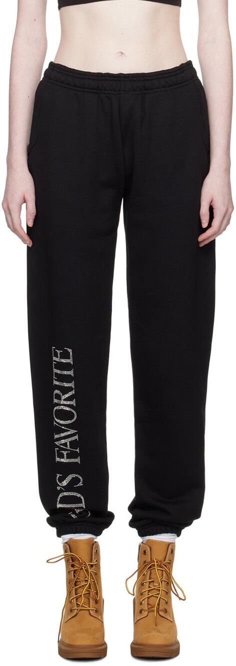 PRAYING Black 'God's Favorite' Sweatpants - 24